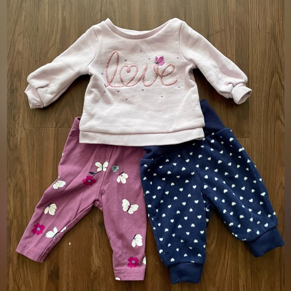 Carter’s Baby Girl Set 3M